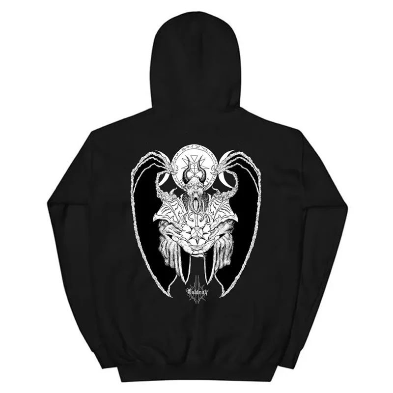 Sudadera Astaroth negra trasera